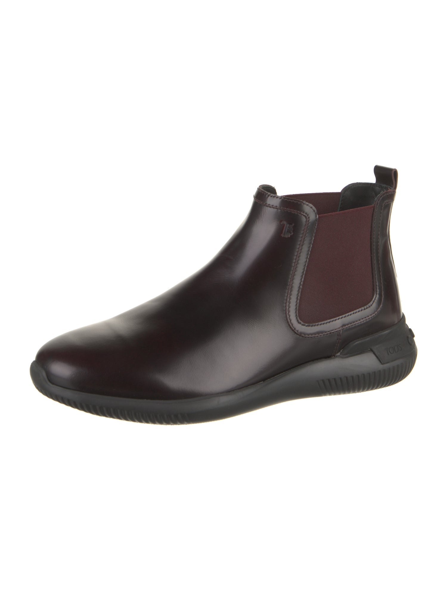 Tod's Patent Leather Chelsea Boots