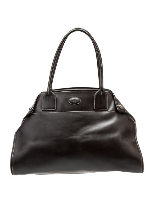 Tod's Leather Logo Tote