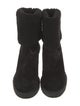Tod's Suede Faux Fur Trim Boots