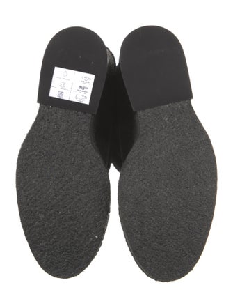 Tod's Suede Faux Fur Trim Boots