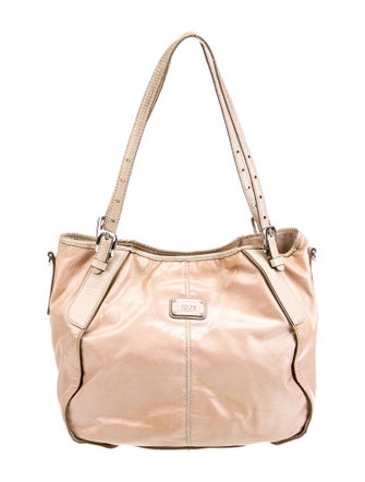 Tod's Coated Canvas Shoulder Bag