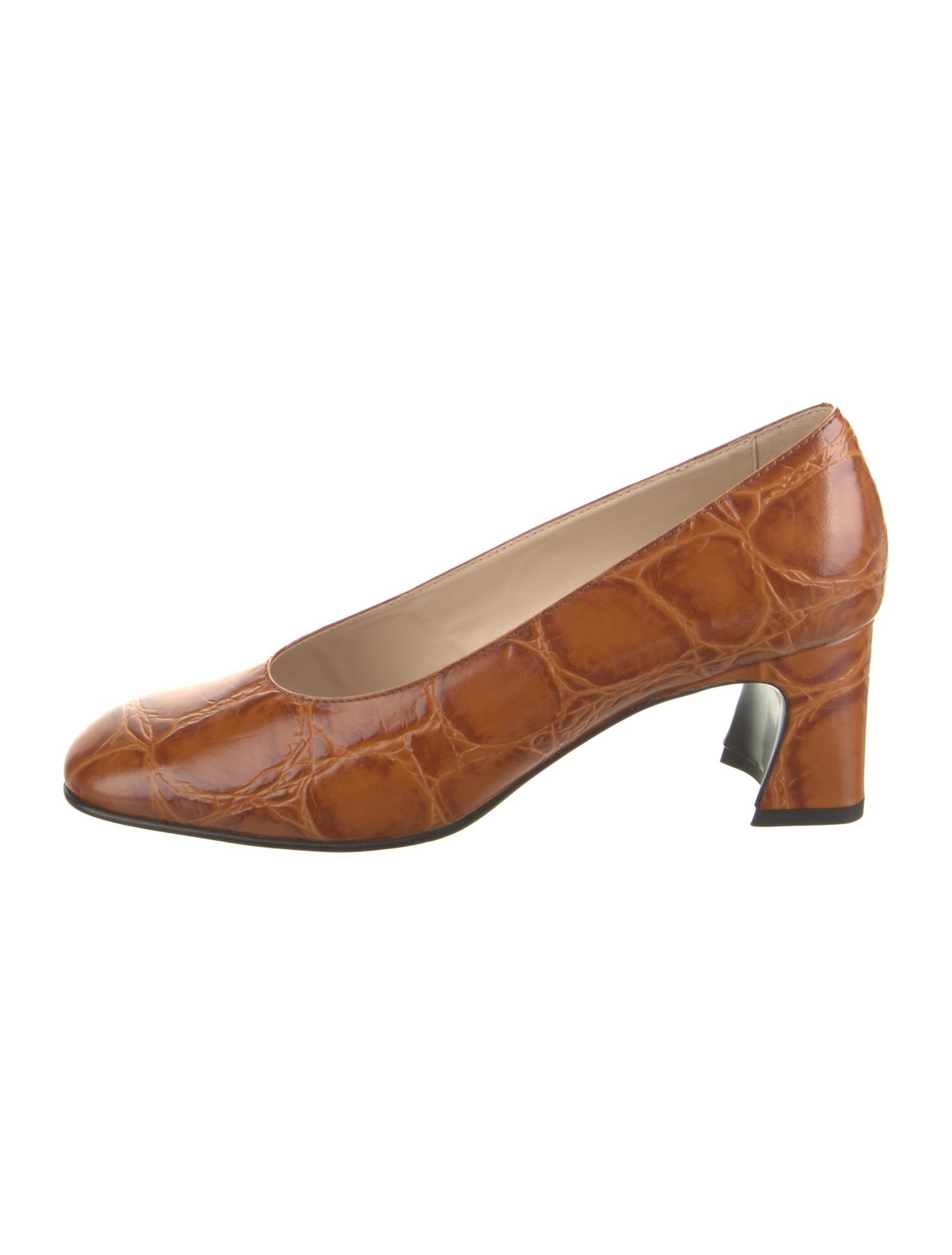 Tod's Embossed Leather Printed Pumps