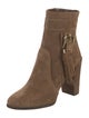 Tod's Suede Tassel Accents Boots