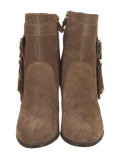 Tod's Suede Tassel Accents Boots