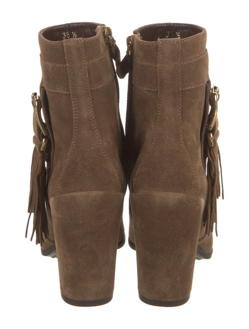 Tod's Suede Tassel Accents Boots