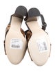 Tod's Ponyhair Animal Print Slingback Sandals