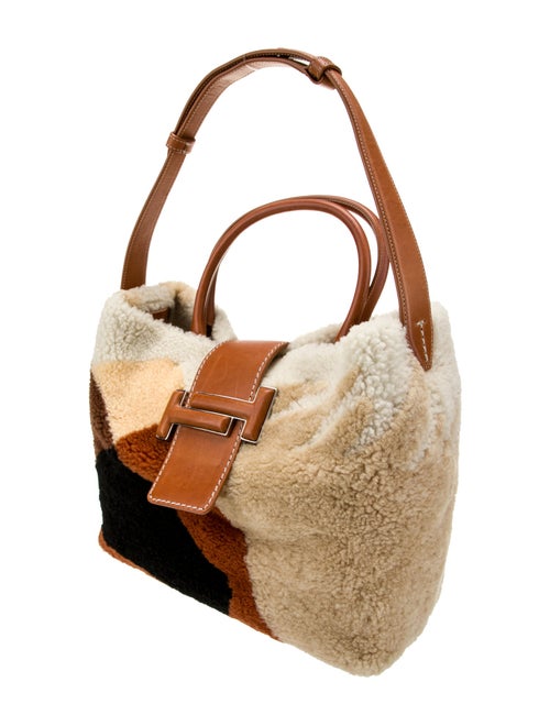 Tod's Shearling Shoulder Bag