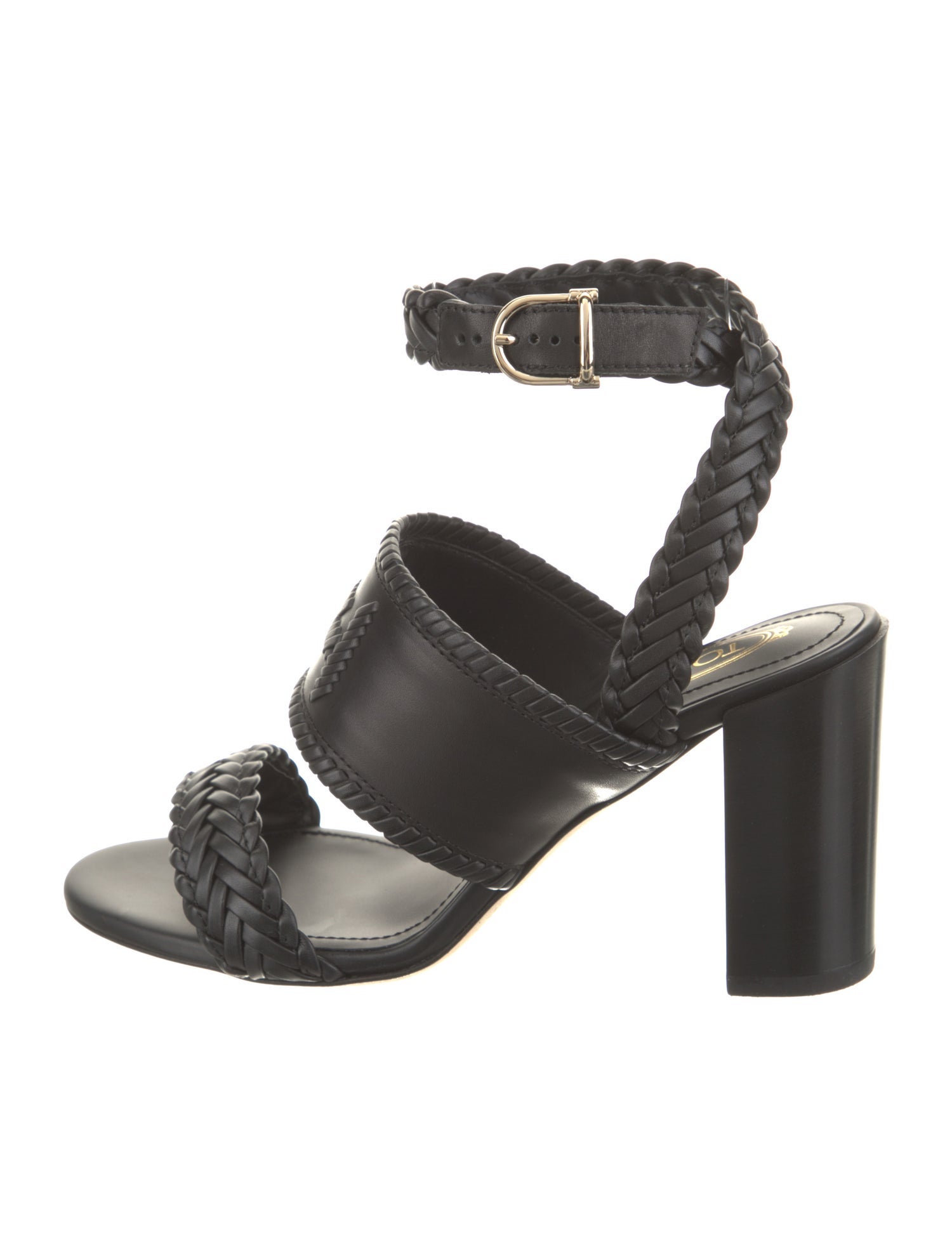 Tod's Leather Braided Accents Sandals