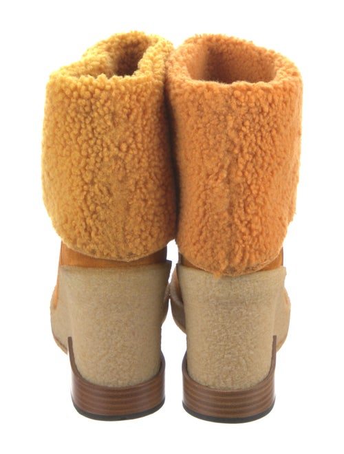 Tod's Suede Colorblock Pattern Boots