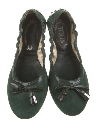 Tod's Suede Ballet Flats