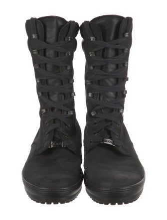 Tod's Leather Combat Boots