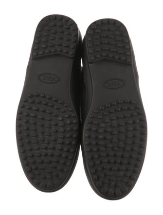 Tod's Leather Combat Boots