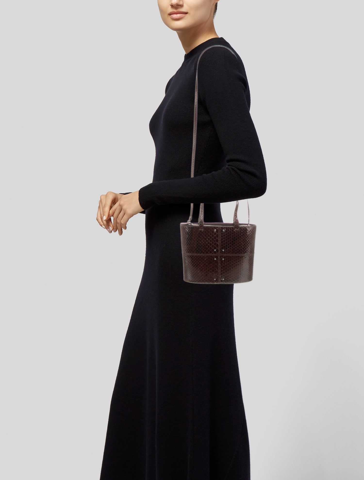 Tod's Python Bucket Bag