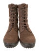 Tod's Suede Combat Boots