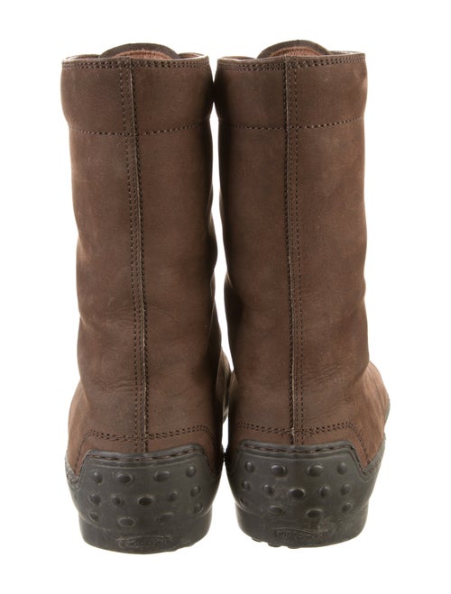 Tod's Suede Combat Boots