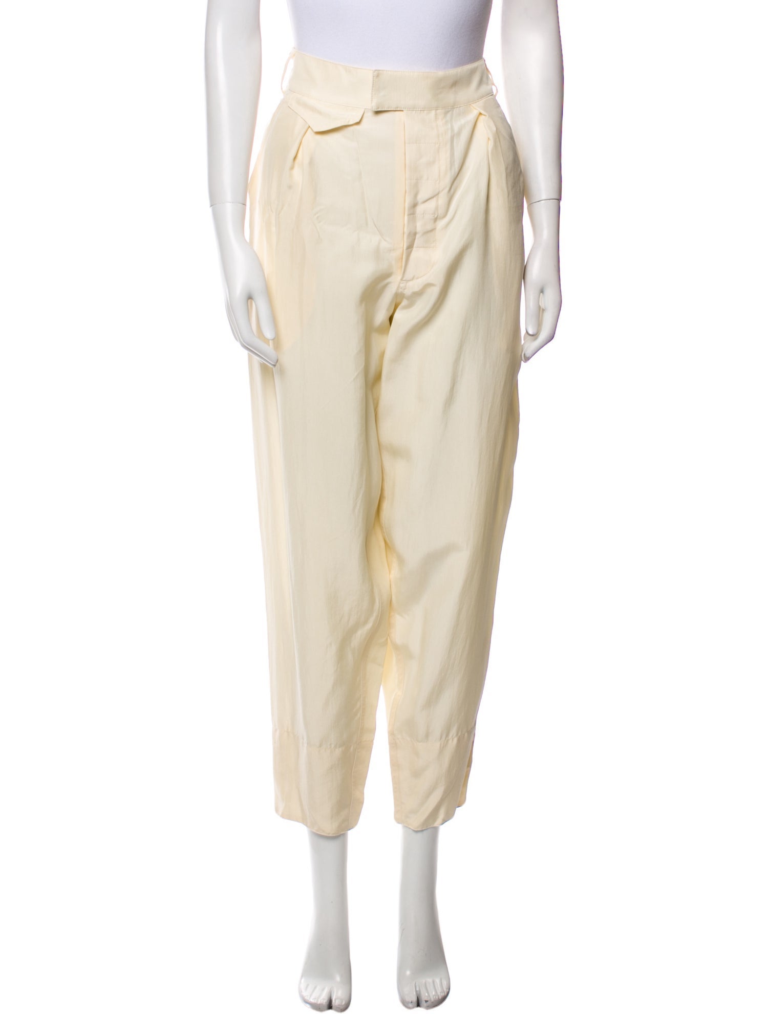 Tod's Silk Skinny Leg Pants