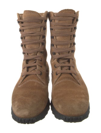 Tod's Suede Lace-Up Boots