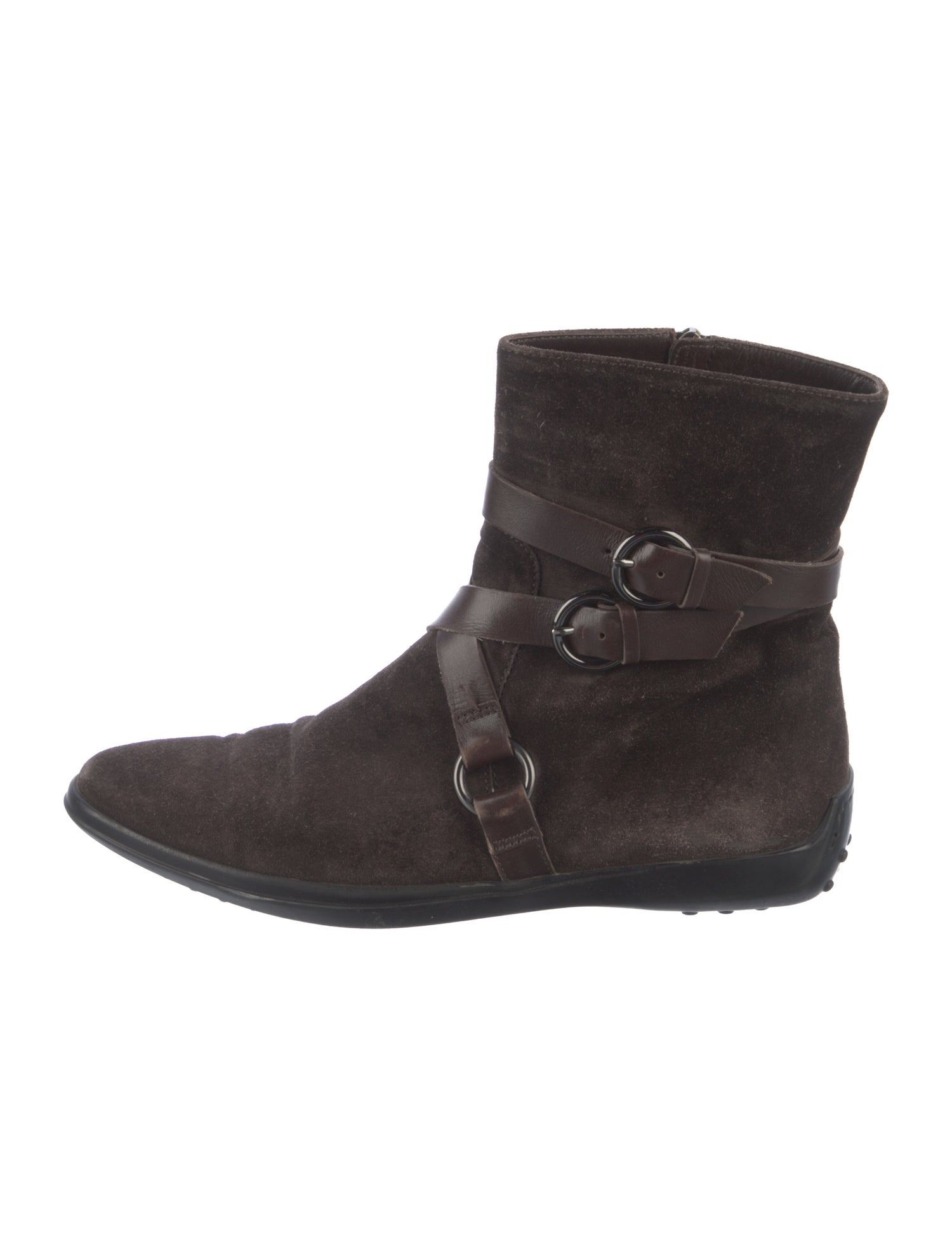 Tod's Suede Moto Boots
