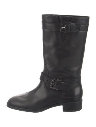 Tod's Leather Moto Boots