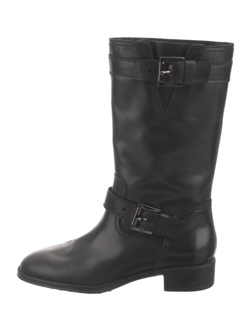 Tod's Leather Moto Boots