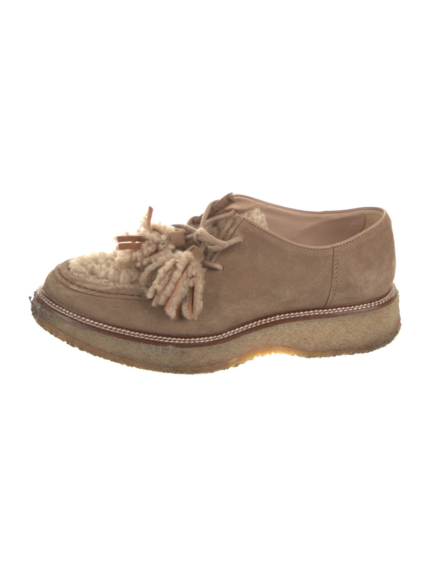 Tod's Suede Tassel Accents Oxfords