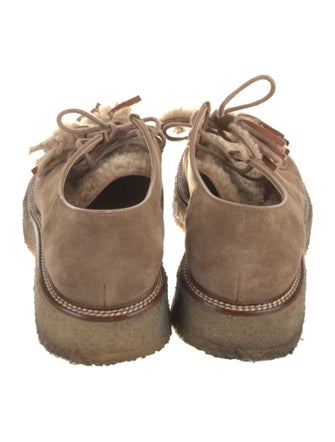 Tod's Suede Tassel Accents Oxfords