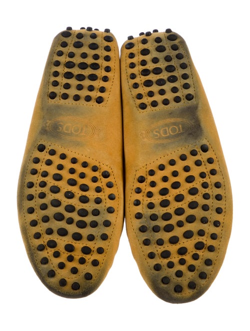 Tod's Leather Tassel Accents Loafers