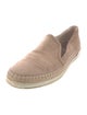 Tod's Suede Whipstitch Trim Espadrille Sneakers