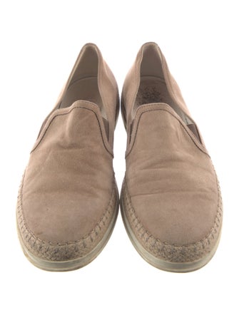 Tod's Suede Whipstitch Trim Espadrille Sneakers