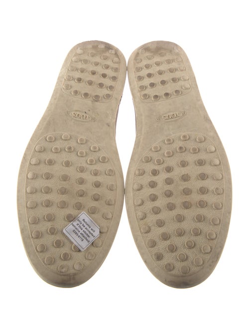 Tod's Suede Whipstitch Trim Espadrille Sneakers