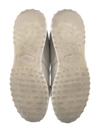 Tod's Leather Lasercut Accents Sneakers