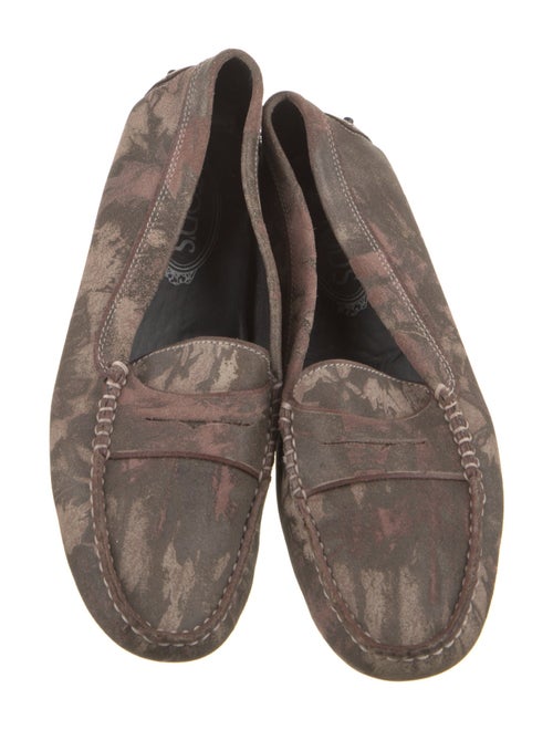 Tod's Suede Printed Loafers