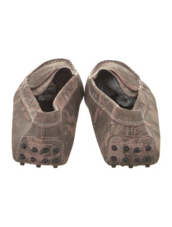 Tod's Suede Printed Loafers