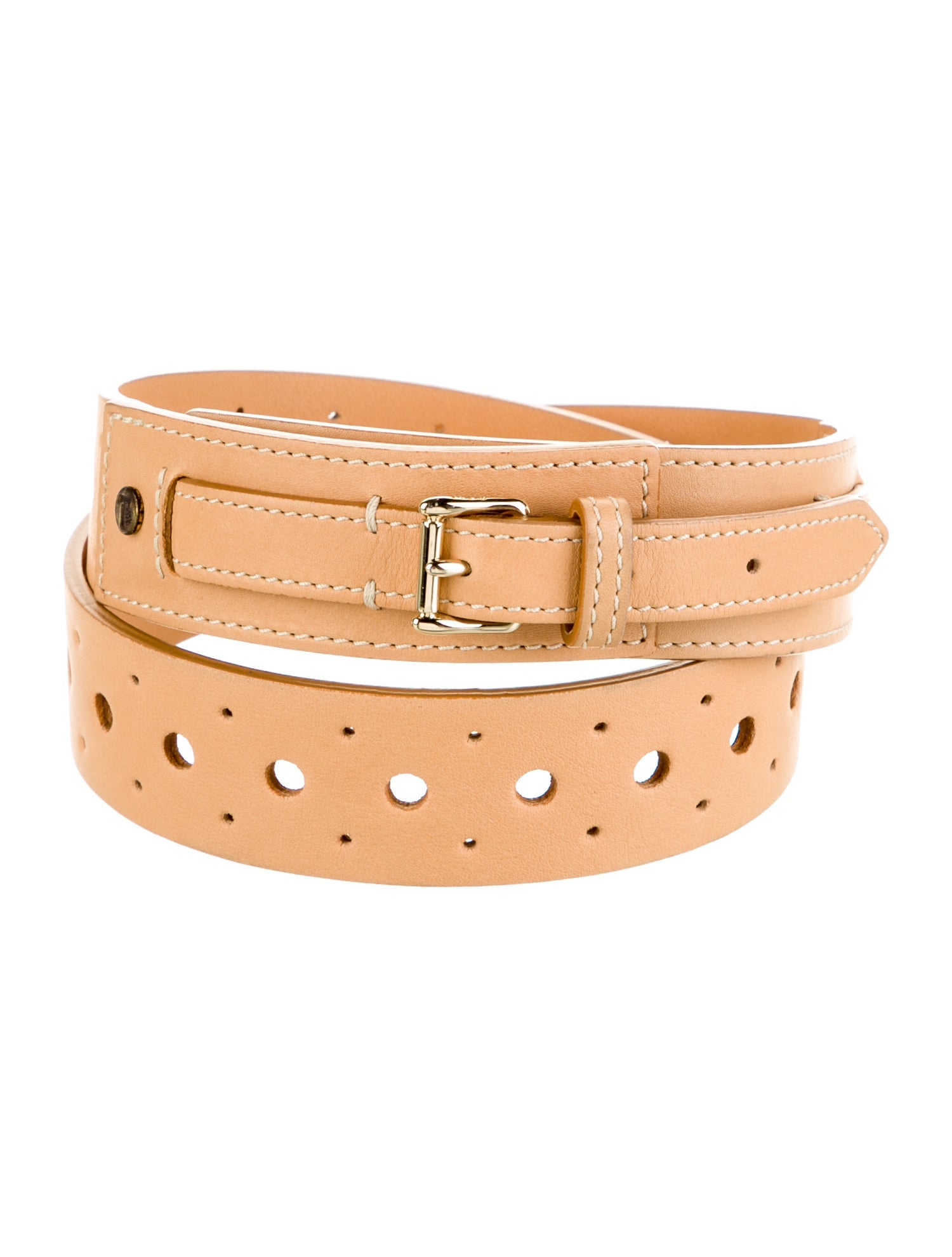 Tod's Leather Cutout Accent Belt