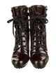 Tod's Patent Leather Combat Boots
