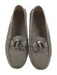 Tod's Leather Leather Trim Embellishment Loafers