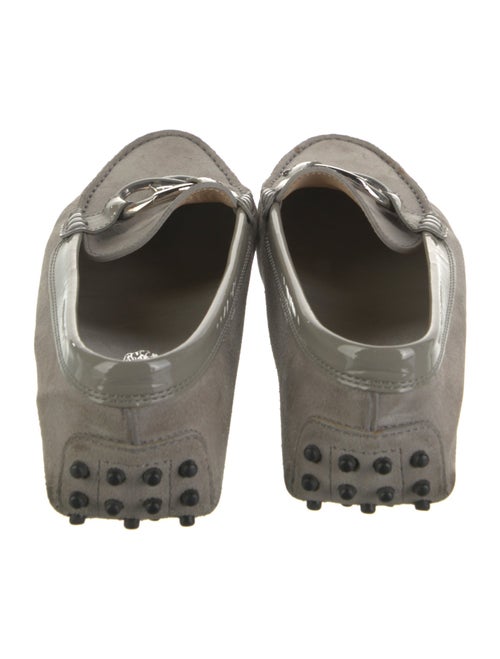 Tod's Leather Leather Trim Embellishment Loafers