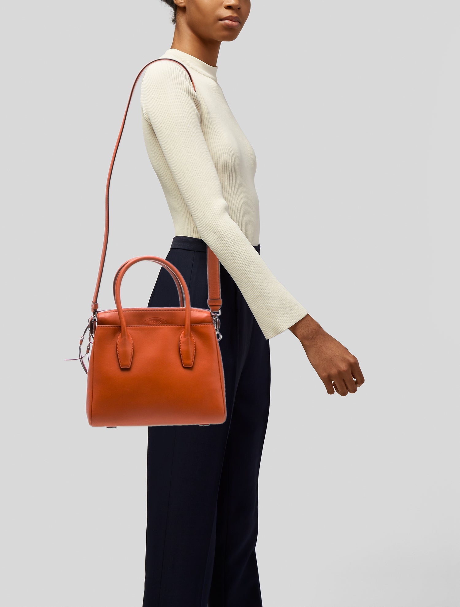 Tod's Leather Top Handle Bag