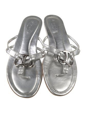 Tod's Patent Leather Slides