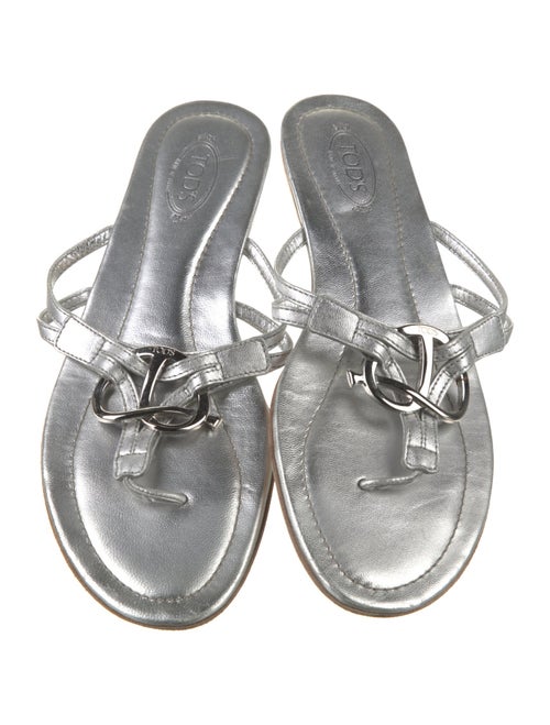 Tod's Patent Leather Slides