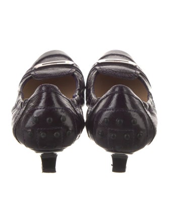 Tod's Patent Leather Studded Accents Pumps