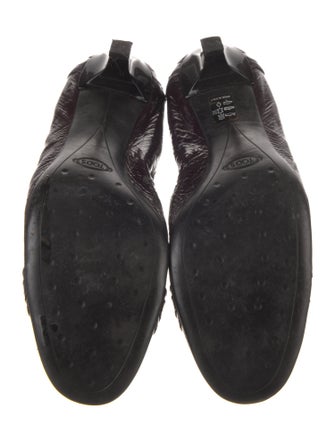 Tod's Patent Leather Studded Accents Pumps