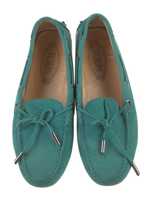 Tod's Suede Whipstitch Trim Moccasins