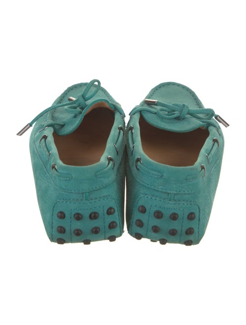 Tod's Suede Whipstitch Trim Moccasins