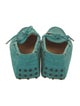 Tod's Suede Whipstitch Trim Moccasins