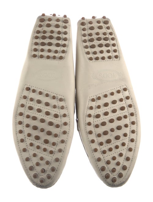 Tod's Patent Leather Striped Loafers