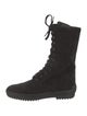 Tod's Suede Combat Boots