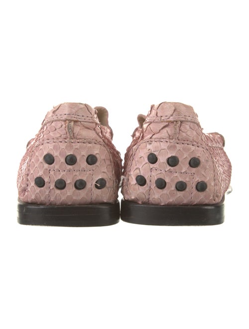 Tod's Snakeskin Loafers