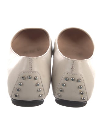 Tod's Leather Studded Accents Ballet Flats