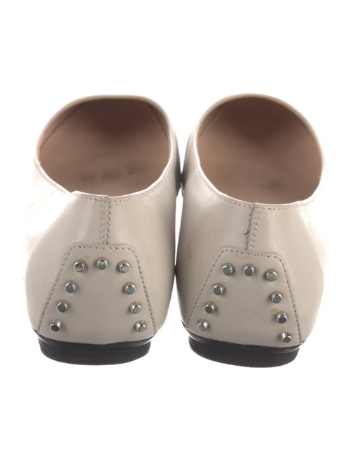 Tod's Leather Studded Accents Ballet Flats